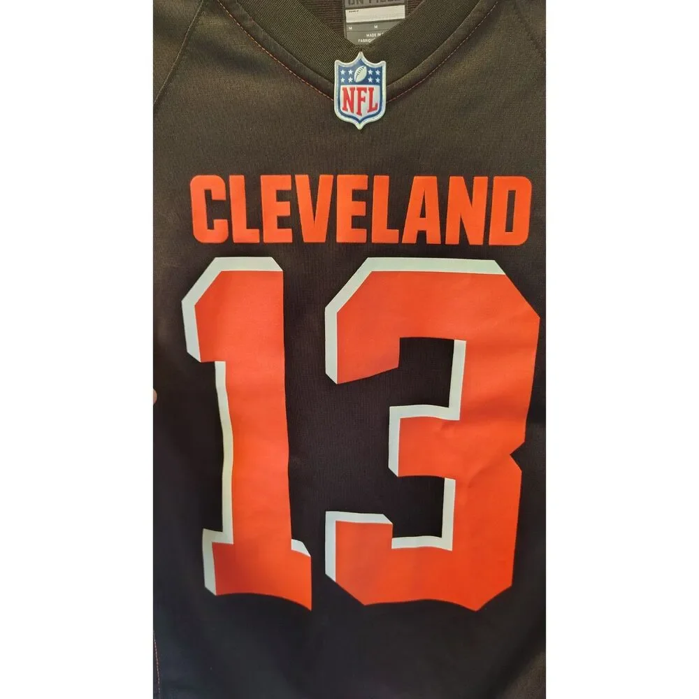 Nike Cleveland Browns Odell Beckham Jr. #13 Game Jersey Brown Men's Size Medium